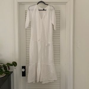 White Eyelet Dress